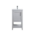 Convenience Concepts 18 in. Single Bathroom Vanity in Grey HI2218910